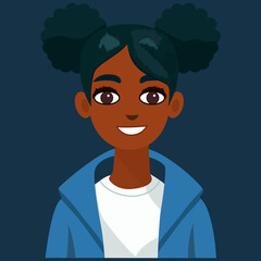 avatar to use on social networks or profile. face of person vector design cartoon.
