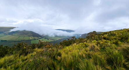Fototapeta na wymiar Ecuador tropical country landscape photography