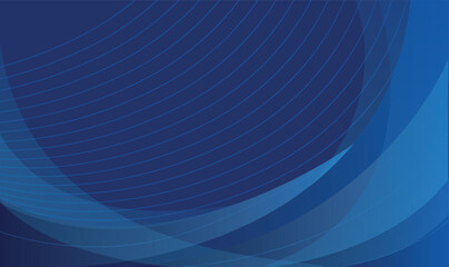fondo azul abstracto de líneas en onda, banner azul de patrón de líneas, fondo moderno azul