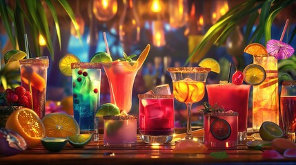 Spirited Selection Drinks and Cocktails