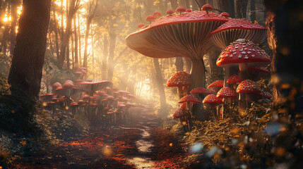 Mushroom forest