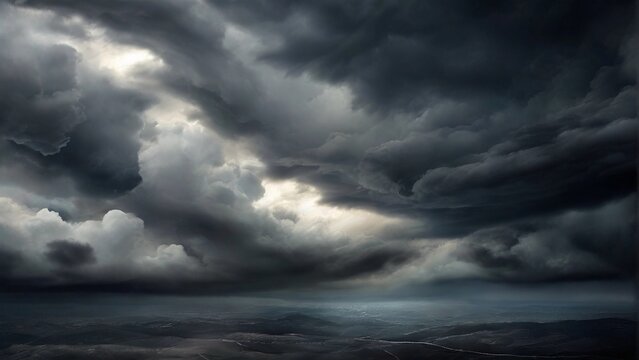 Stormy Sky, dramatic stormy sky with swirling clouds and shades of grey