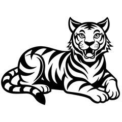 head of lion mascot,lion silhouette,vector,icon,svg,characters,Holiday t shirt,black tiger drawn trendy logo Vector illustration,tiger on a white background,eps,png