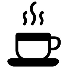 coffee vector icon. food and beverage icon solid line style. perfect use for logo, presentation, application, website, and more. icon design solid line style
