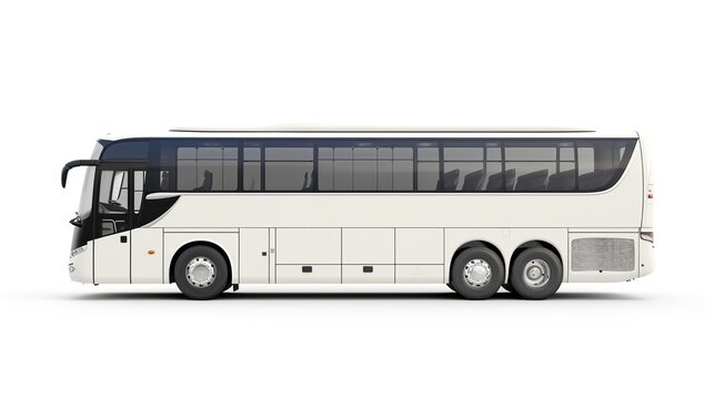 Bus isolated on white background 