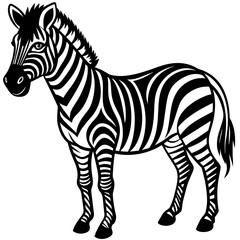 zebra vector illustration mascot,zebra silhouette,vector,icon,svg,characters,Holiday t shirt,black zebra drawn trendy logo Vector illustration,zebra on a white background,eps,png