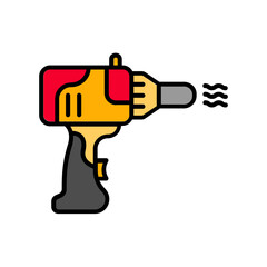 Obraz premium Heat Gun icon. fill color icon