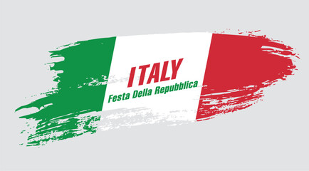 Italy, republic day. Vector graphic design