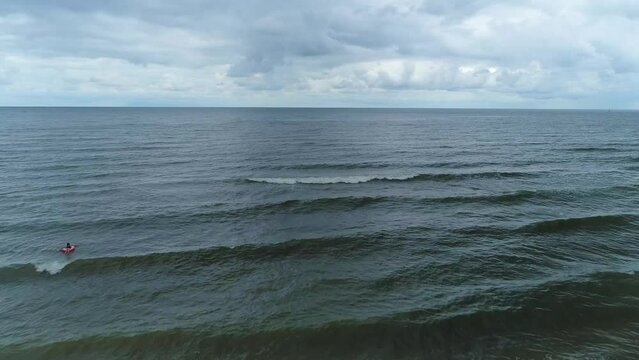 Baltic Sea Lukecin Morze Baltyckiea Aerial View Poland