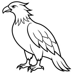 Philippine-eagle-silhouette-vector-illustration