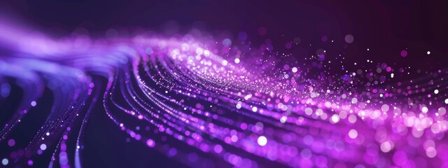 technology purple and fiber optic background
