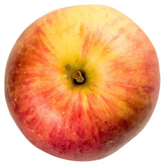 Red apple fruit top view