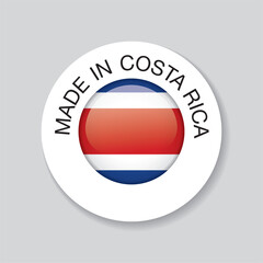 made in costa rica. template icon design