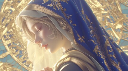 Virgin Mary artwork