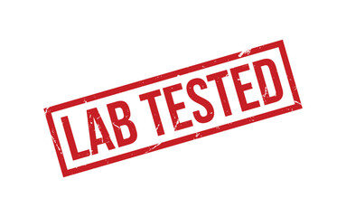 Lab Tested Rubber Stamp Seal Vector