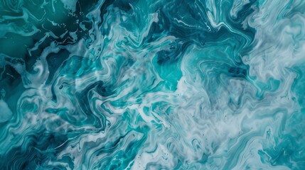 Blue & Green Marbled Serenity for Relaxing Backdrops