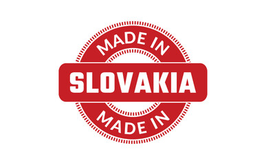 Made In Slovakia Rubber Stamp