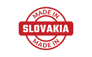 Made In Slovakia Rubber Stamp