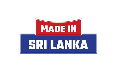 Made In Sri Lanka Seal Vector