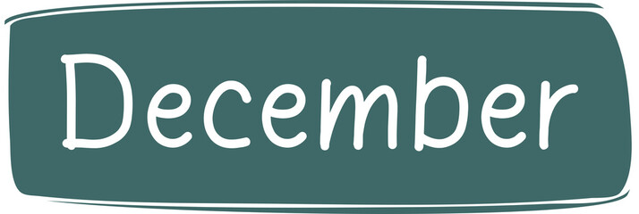  Name of the December month,  happy new month,