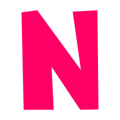 Hand drawn comics style letttering font n