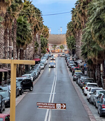 Street in Durres, Albania 