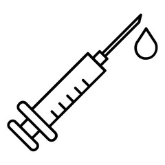 syringe medical icon