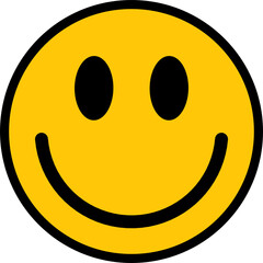 happy emoticon vector. sign, symbol, face