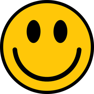 Naklejki happy emoticon vector. sign, symbol, face