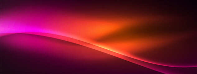 Obraz premium Automotive lighting with a purple and orange background featuring the letter S