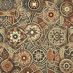 seamless pattern, pattern, seamless, wallpaper, design, art, illustration,Ai generated 