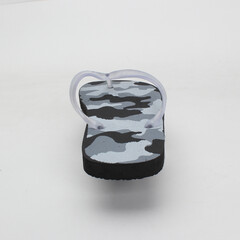 camo abstract design flip flop isolated 