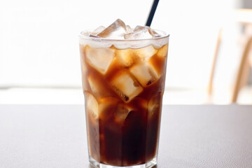 グラス, 氷, コーヒー, 飲み物, 冷えたコーヒー, アイスコーヒー, glass, ice, coffee, drinks, cold coffee, iced coffee