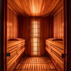 Wood sauna 