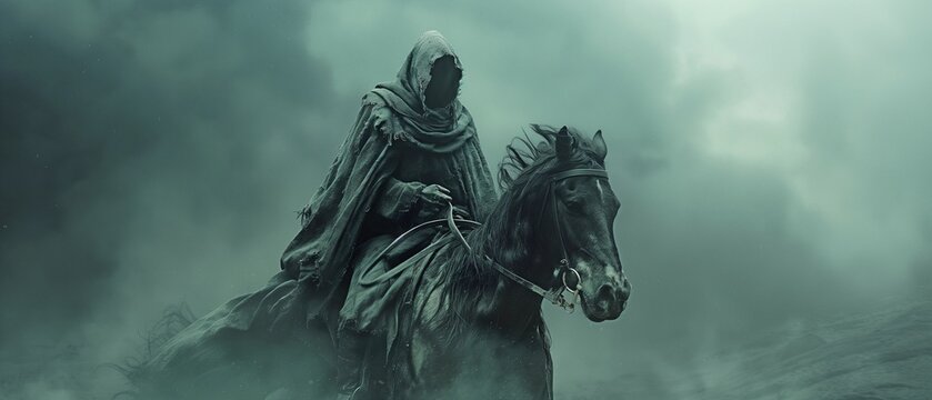 horse-mounted grim reaper