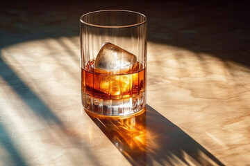 グラス, 飲み物, お酒, コニャック, ウイスキー, 氷, glasses, drinks, alcohol, cognac, whiskey, ice
