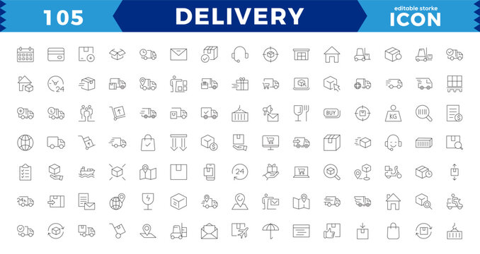 Success and Growth Editable Icons set. Vector illustration in modern thin line style of business icons: personal, professional,  business development, plan and process symbol. 