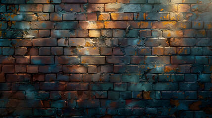 The Rustic Elegance of a Weathered Brick Wall
