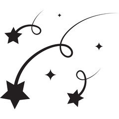 Curve Shooting Star Icon