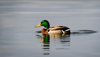 mallard duck on the lake