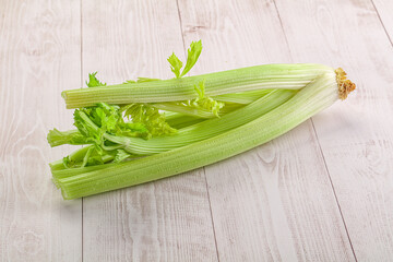 Vegan cuisine - raw celery stem