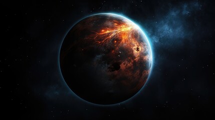 Terraforming or destroying the Earth. The planet is destroyed and explodes under the influence of...