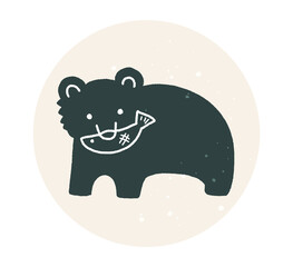 北海道 知床のクマ