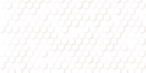 Abstract hexagon background template for banner design element. White clean hexagonal medical concept. 