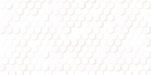 Abstract hexagon background template for banner design element. White clean hexagonal medical concept. 