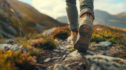 Trailblazing Woman Hiking Journey