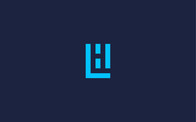 letter hl or lh logo icon design vector design template inspiration