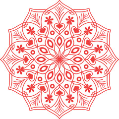 vector illustration of a flower