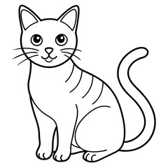   cat vector illustration.
