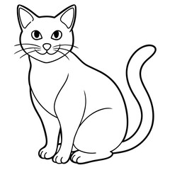   cat vector illustration.
